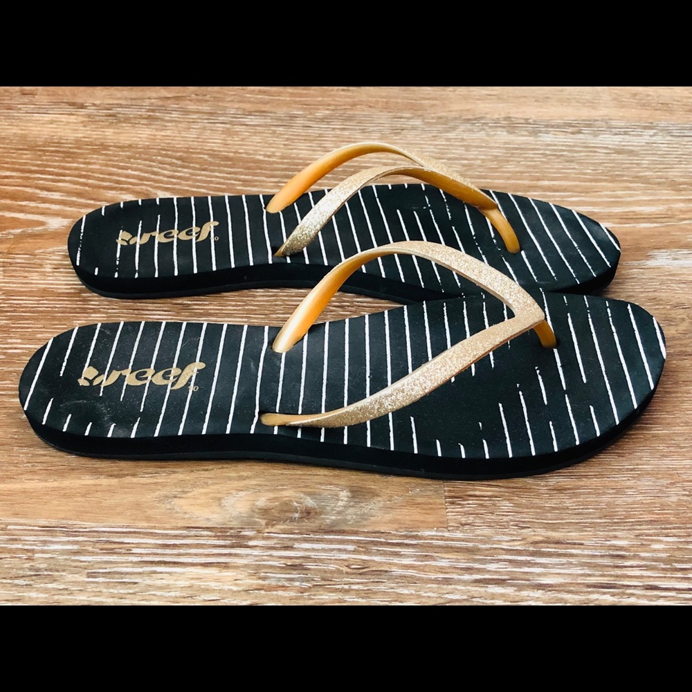 Reef flip flop sandals-size 10-10.5